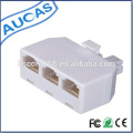 Telefone RJ45 divisor / linha telefônica Splitters / RJ11 Splitter ADSL